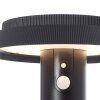 Brilliant Alvero Lampada da terra da esterno LED Nero, 1-Luce, Sensori di movimento