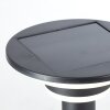 Brilliant Garvina Lampada da terra da esterno LED Nero, 1-Luce, Sensori di movimento