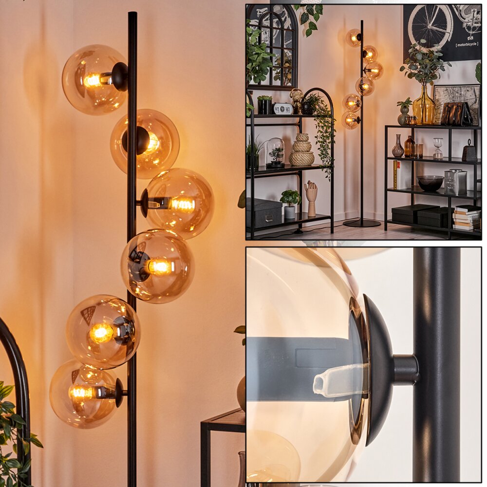 Gastor Lampada da terra - Vetro 15 cm Ambrato, 6-Luci main product photo