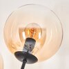 Gastor Lampada da terra - Vetro 15 cm Nero, 6-Luci