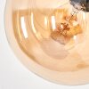 Koyoto Lampada da terra - Vetro 15 cm Ambrato, Chiaro, Grigio fumo, 5-Luci
