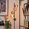 Remaisnil Lampada da terra - Vetro 12 cm, 15 cm Nero, 5-Luci