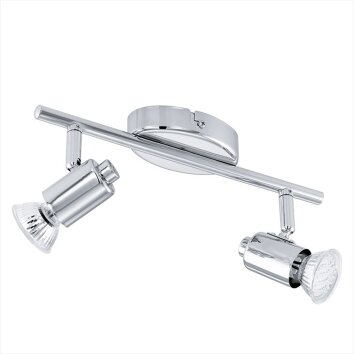 Eglo Rosaro 1 Applique LED Cromo, 2-Luci