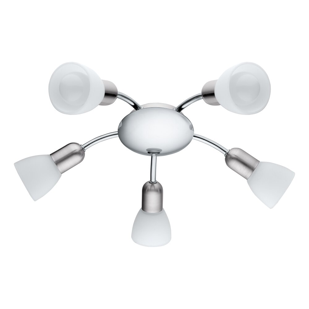Eglo Dakar 6 Applique LED Cromo, Nichel opaco, 5-Luci main product photo