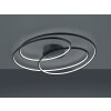 Trio Gale Plafoniera LED Nero, 1-Luce