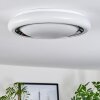 Kaas Plafoniera LED Cromo, Bianco, 1-Luce