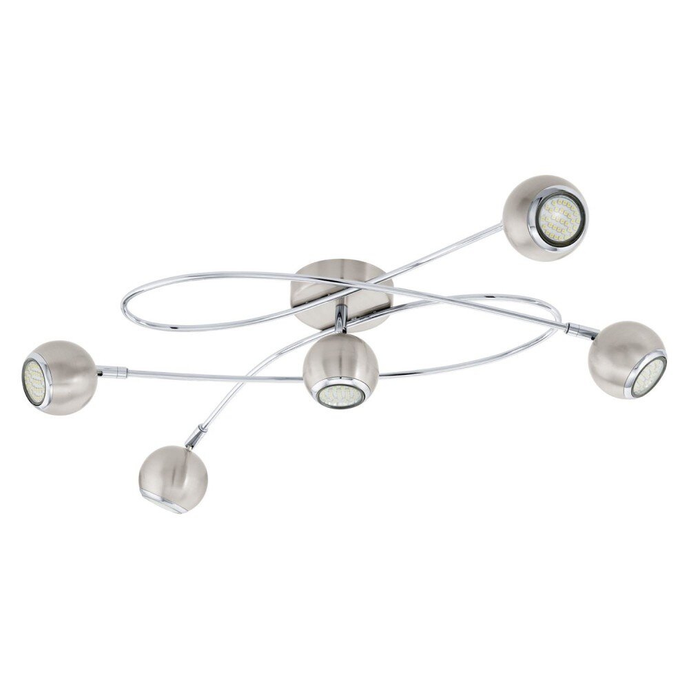 Eglo LOCANDA Applique e plafoniera da incasso Nichel opaco, 5-Luci main product photo