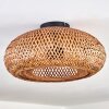 Bauro Plafoniera 40 cm Nero, 2-Luci