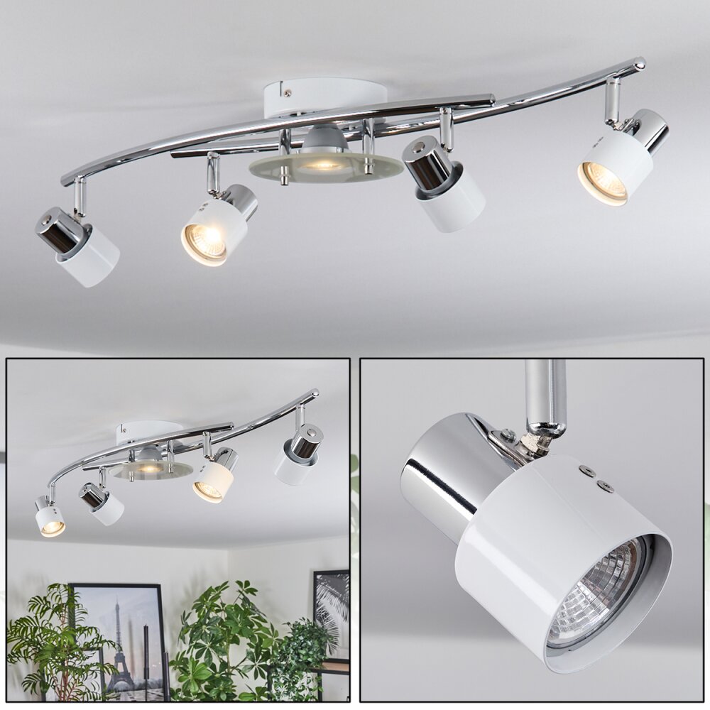 Naalisvaara Plafoniera Cromo, Bianco, 5-Luci main product photo