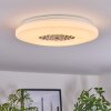 Kaas Plafoniera LED Cromo, Bianco, 1-Luce