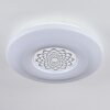 Kaas Plafoniera LED Cromo, Bianco, 1-Luce