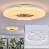 Kaas Plafoniera LED Cromo, Bianco, 1-Luce