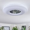 Kaas Plafoniera LED Cromo, Bianco, 1-Luce