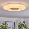 Kaas Plafoniera LED Cromo, Bianco, 1-Luce