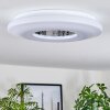 Kaas Plafoniera LED Cromo, Bianco, 1-Luce