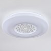 Kaas Plafoniera LED Cromo, Bianco, 1-Luce