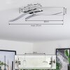 Biskopstorp Plafoniera LED Cromo, 1-Luce