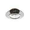 Reality KARLSBORG ventilatore da soffitto LED Nero, 1-Luce, Telecomando