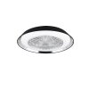 Reality VARBERG ventilatore da soffitto LED Nero, 1-Luce, Telecomando