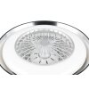 Reality VARBERG ventilatore da soffitto LED Nero, 1-Luce, Telecomando