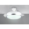 Reality LINDBERG ventilatore da soffitto LED Titanio, 1-Luce, Telecomando