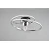 Reality UMEA ventilatore da soffitto LED Cromo, 1-Luce, Telecomando