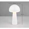 Reality FUNGO Lampada da tavolo LED Bianco, 1-Luce