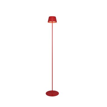 Reality SUAREZ Lampada da terra LED Rosso, 1-Luce