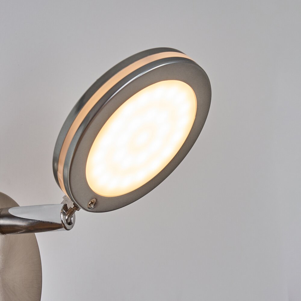 Sarnadinha Applique LED Nichel opaco, 1-Luce