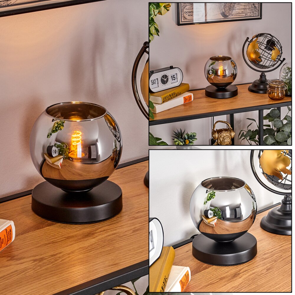 Koyoto Lampada da tavolo 15 cm Cromo, 1-Luce main product photo