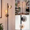 Remaisnil Lampada da terra Ambrato, Grigio fumo, 3-Luci