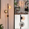 Remaisnil Lampada da terra Ambrato, Grigio fumo, 3-Luci