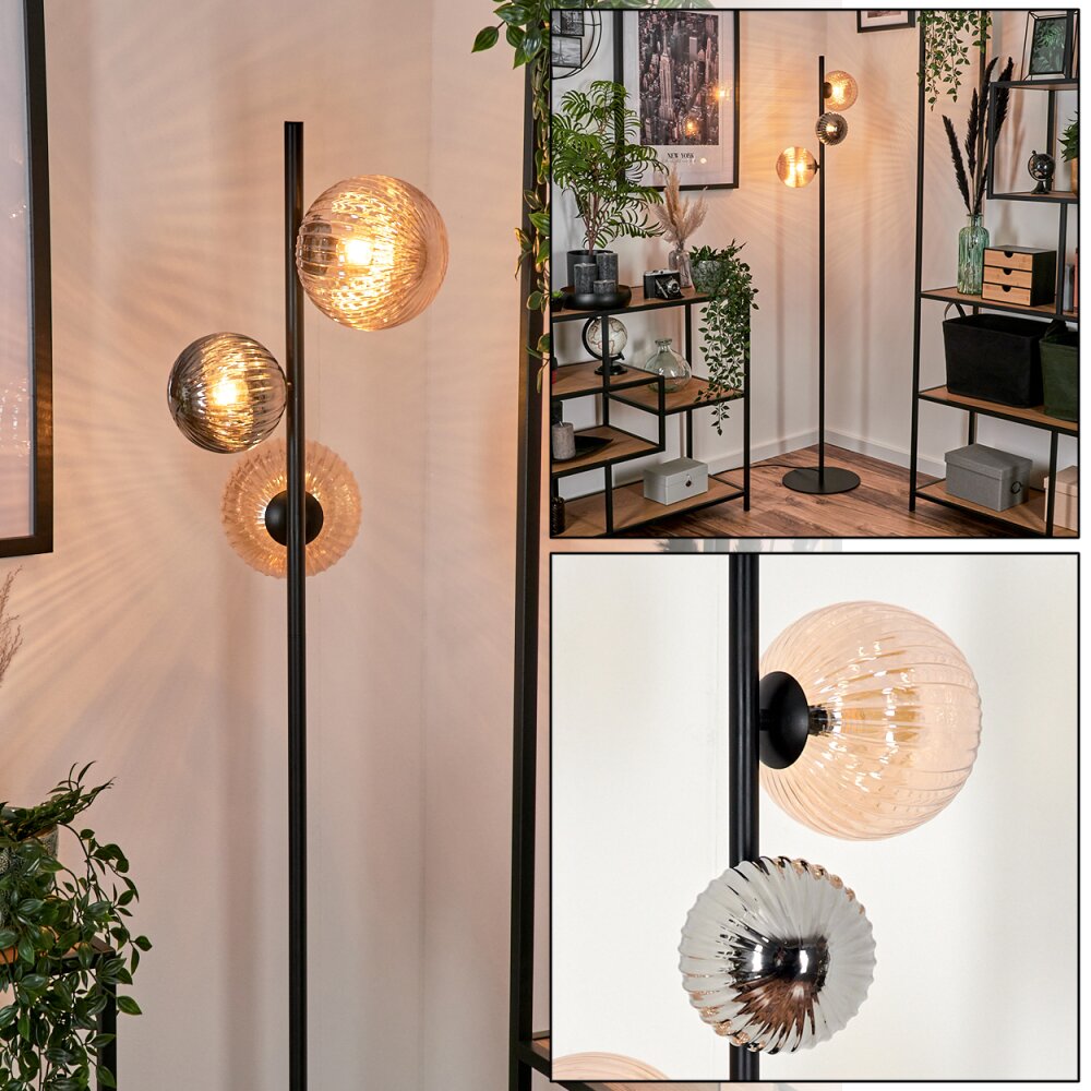 Remaisnil Lampada da terra Nero, 3-Luci main product photo