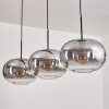 Apedo Lampadario a sospensione Nero, 3-Luci