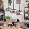 Apedo Lampadario a sospensione Nero, 3-Luci