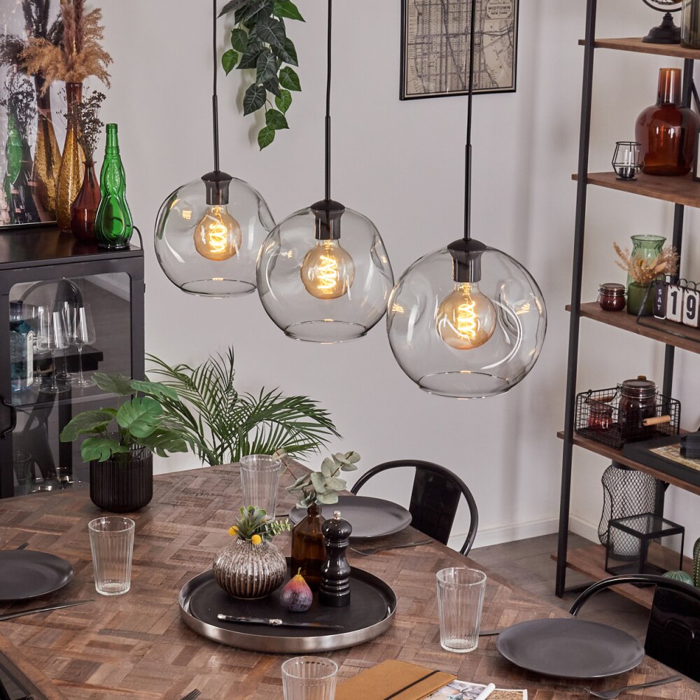 Ripoll Lampadario a sospensione Nero, 3-Luci main product photo