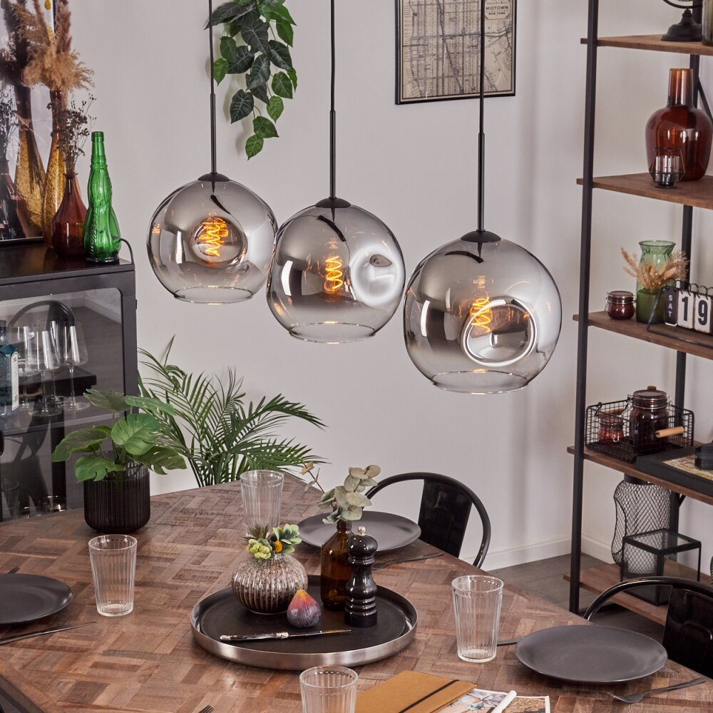Ripoll Lampadario a sospensione Nero, 3-Luci main product photo