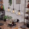 Apedo Lampadario a sospensione Nero, 3-Luci