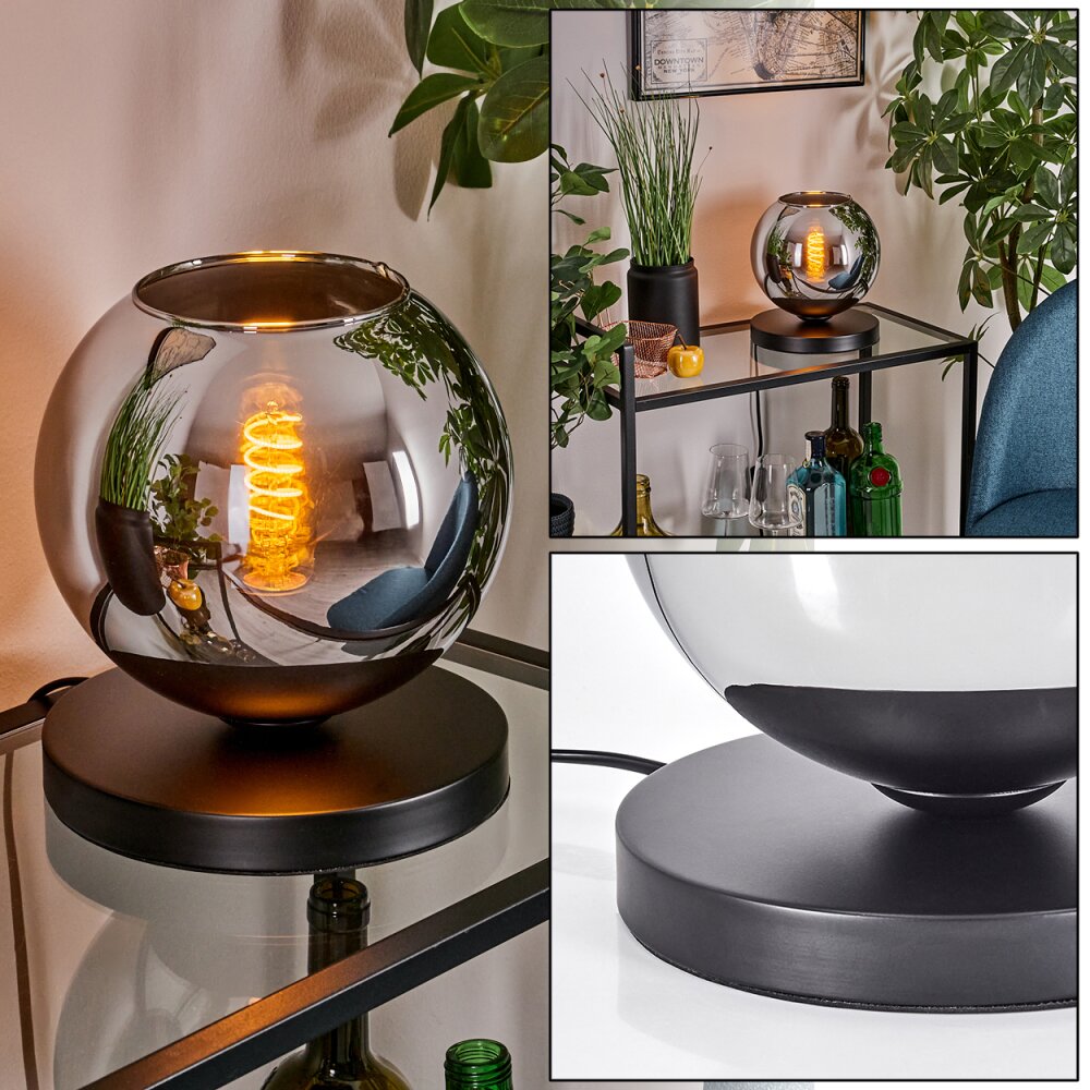 Koyoto Lampada da tavolo 20 cm Cromo, 1-Luce main product photo