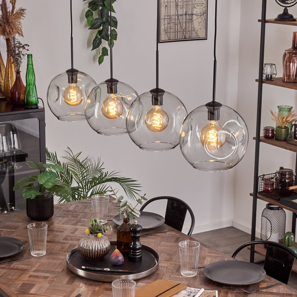 Ripoll Lampadario a sospensione Nero, 4-Luci main product photo