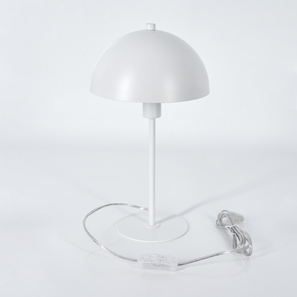 Lampada a forma di fungo  Sandvig Lampada da tavolo Bianco, 1-Luce