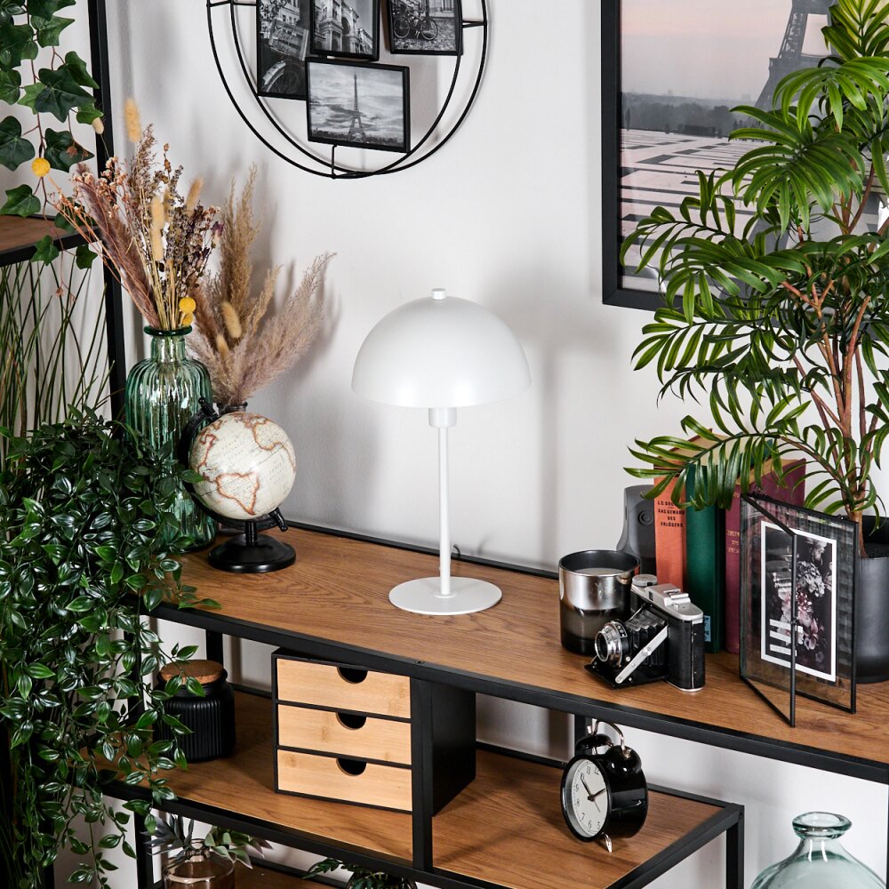 Lampada a forma di fungo  Sandvig Lampada da tavolo Bianco, 1-Luce