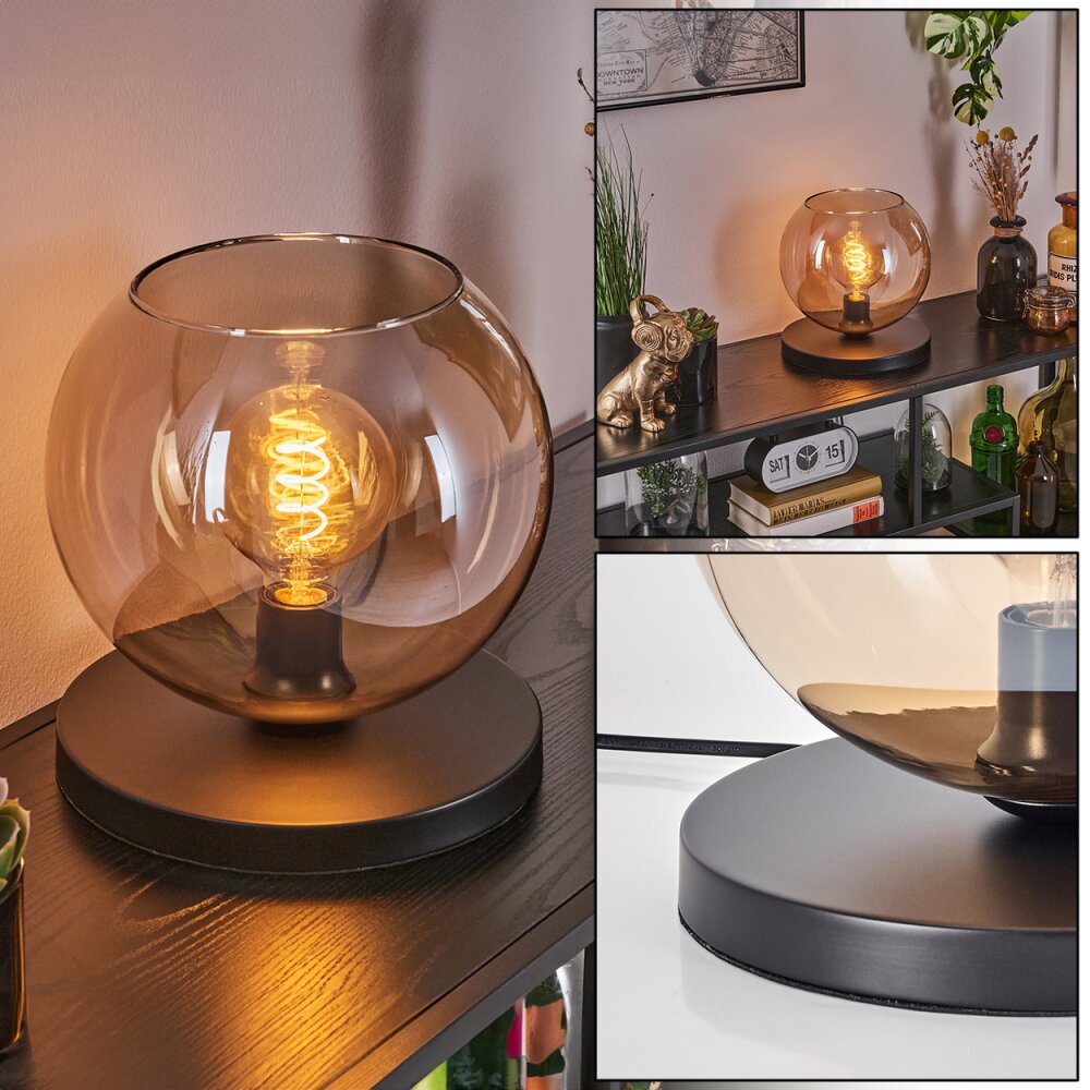Koyoto Lampada da tavolo 25 cm Nero, 1-Luce main product photo