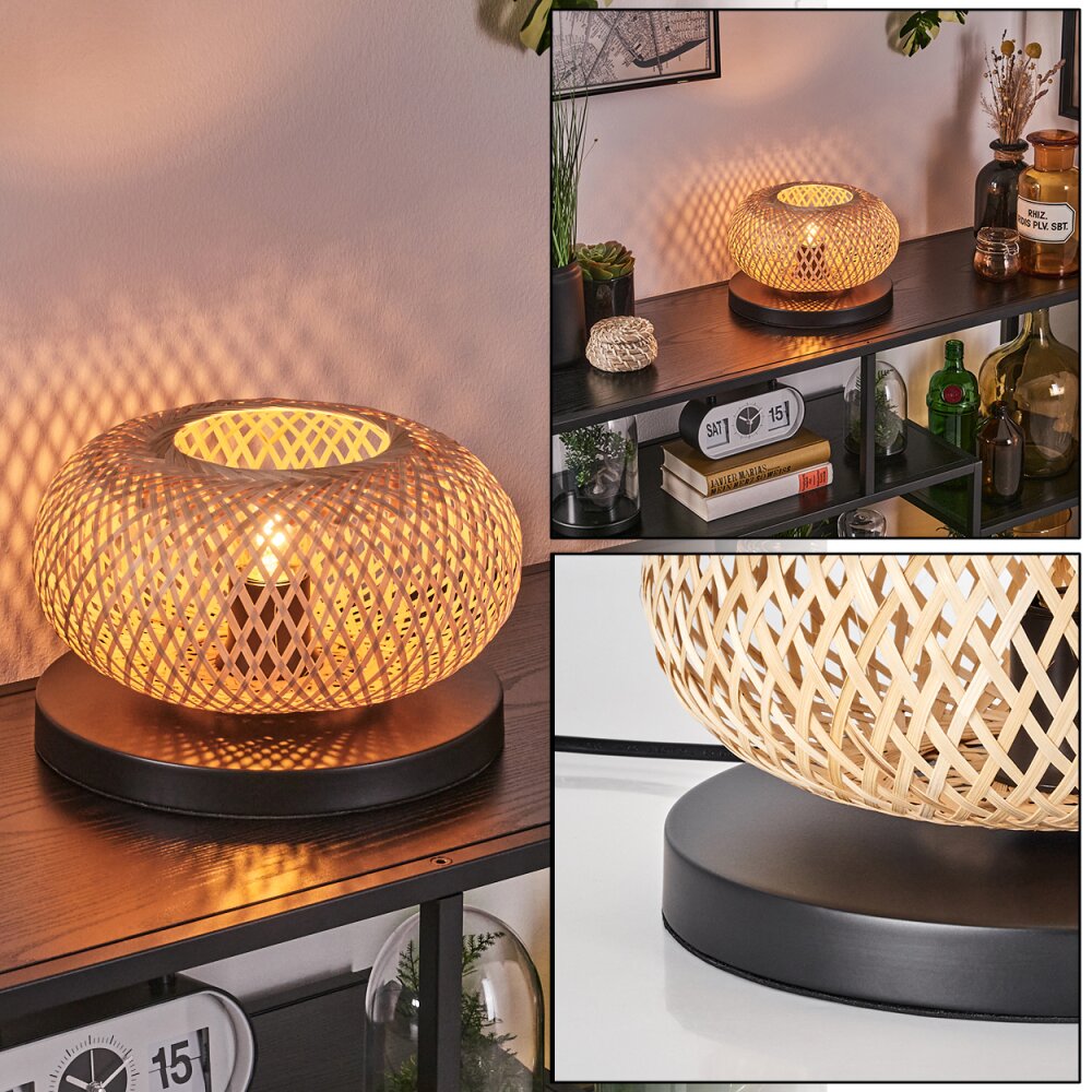 Bauro Lampada da tavolo 25 cm Nero, 1-Luce main product photo
