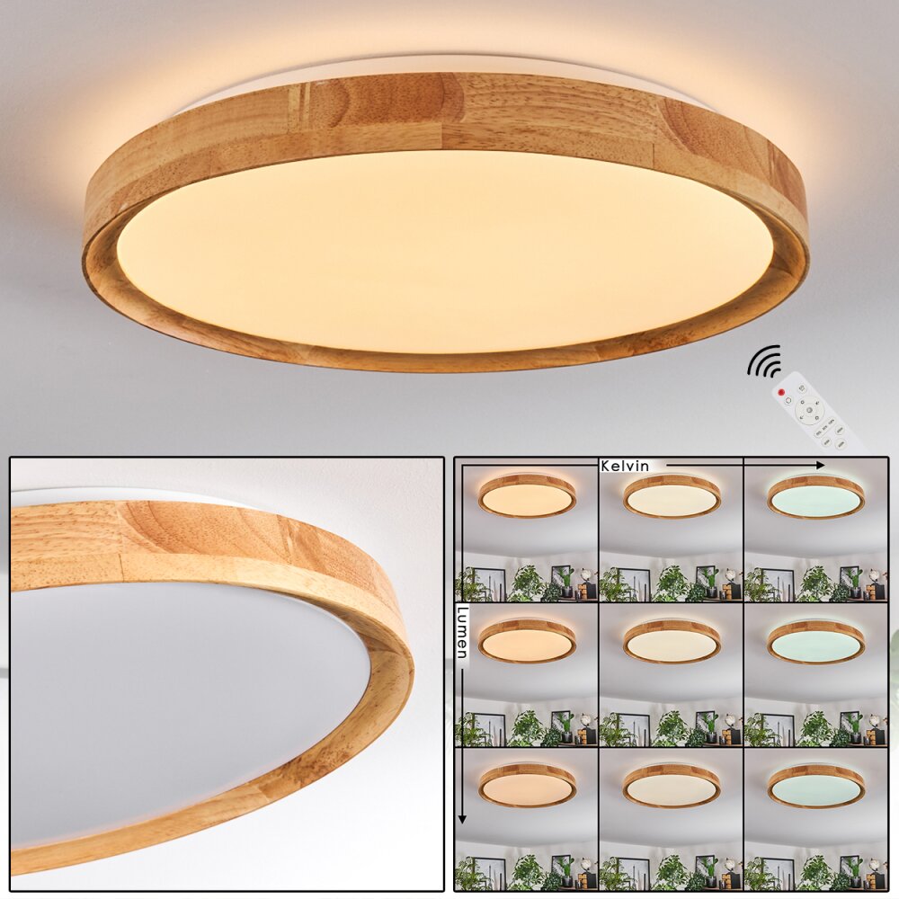 Sofo Plafoniera LED Bianco, 1-Luce, Telecomando main product photo
