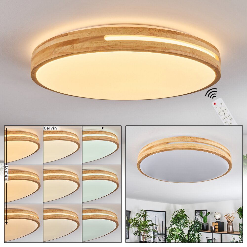 Sofo Plafoniera LED Bianco, 1-Luce, Telecomando main product photo