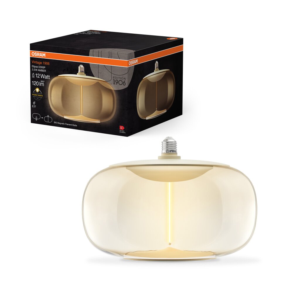 Illuminazione Osram E27 LED 2.5 Watt Bianco caldo 120 Lumen main product photo