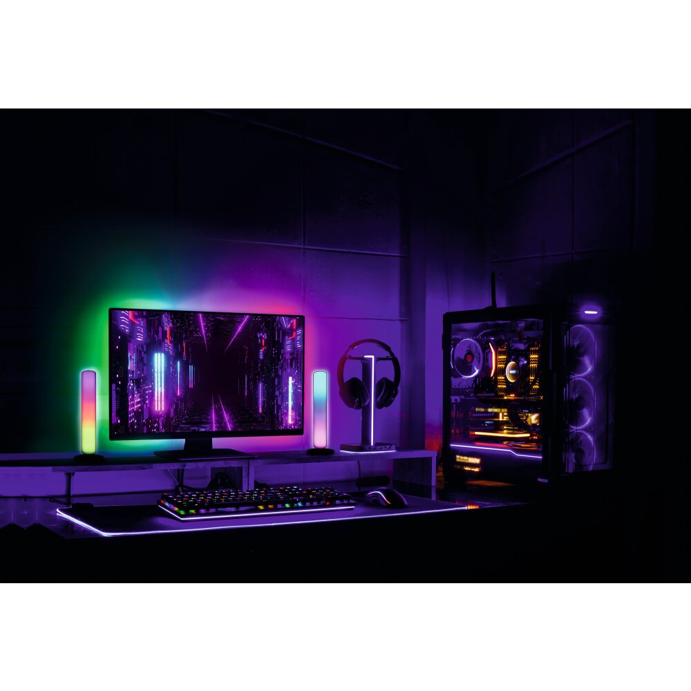 Illuminazione Ledvance Wifi Lampada da terra LED Nero, 1-Luce, Cambia colore