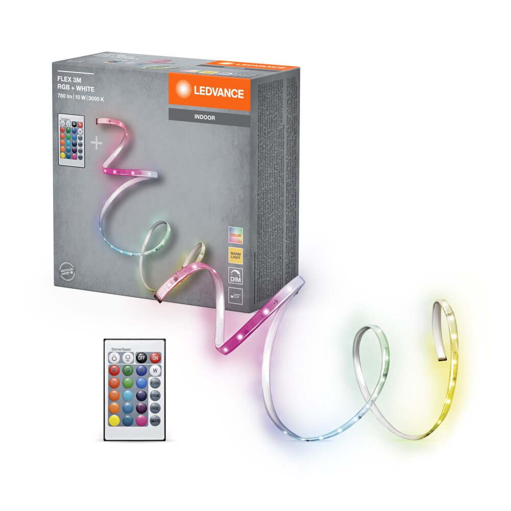 Illuminazione Ledvance LED Strisce LED LED Bianco, 1-Luce, Telecomando, Cambia colore main product photo