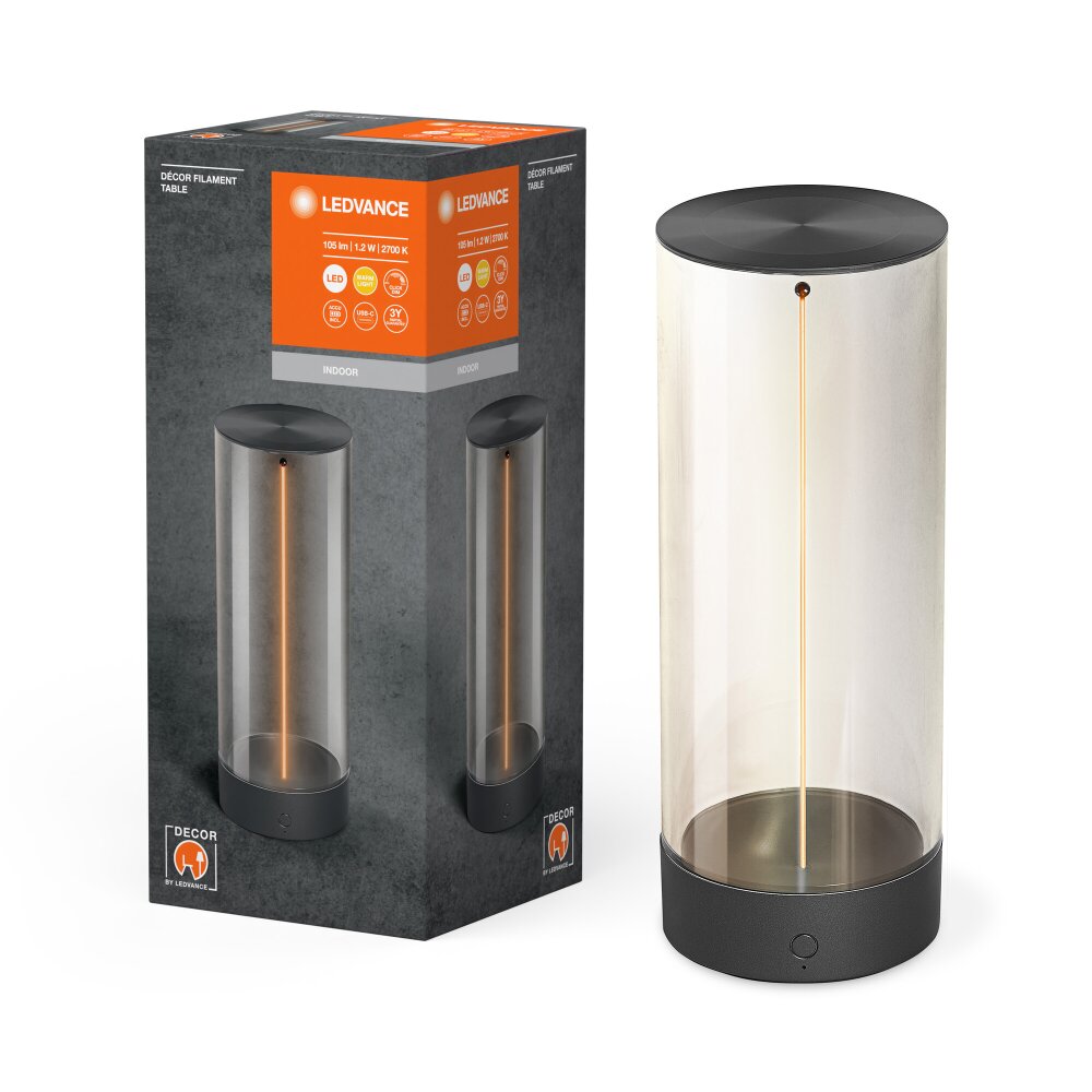 Illuminazione Ledvance Filament Lampada decorativa LED Grigio, 1-Luce main product photo